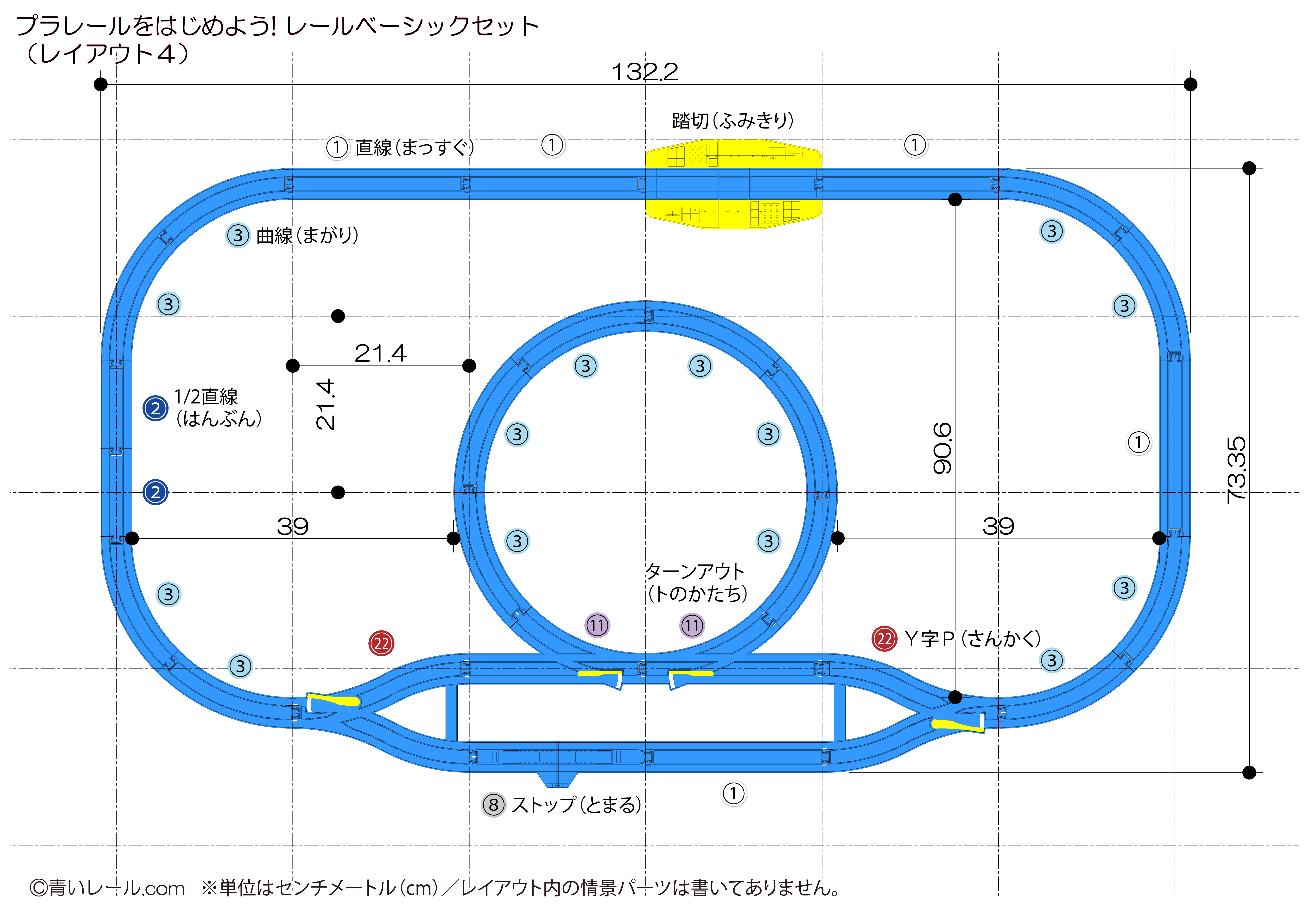 市場 プラレール 10のレイアウトがつくれる